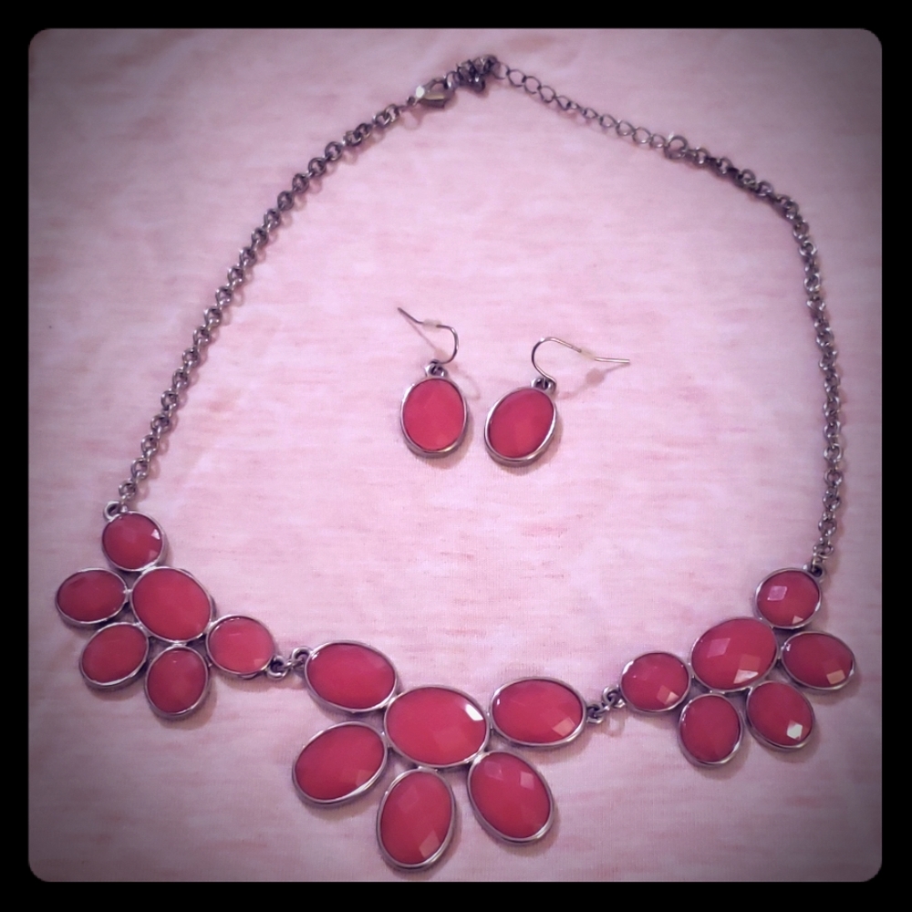 Pink round set
